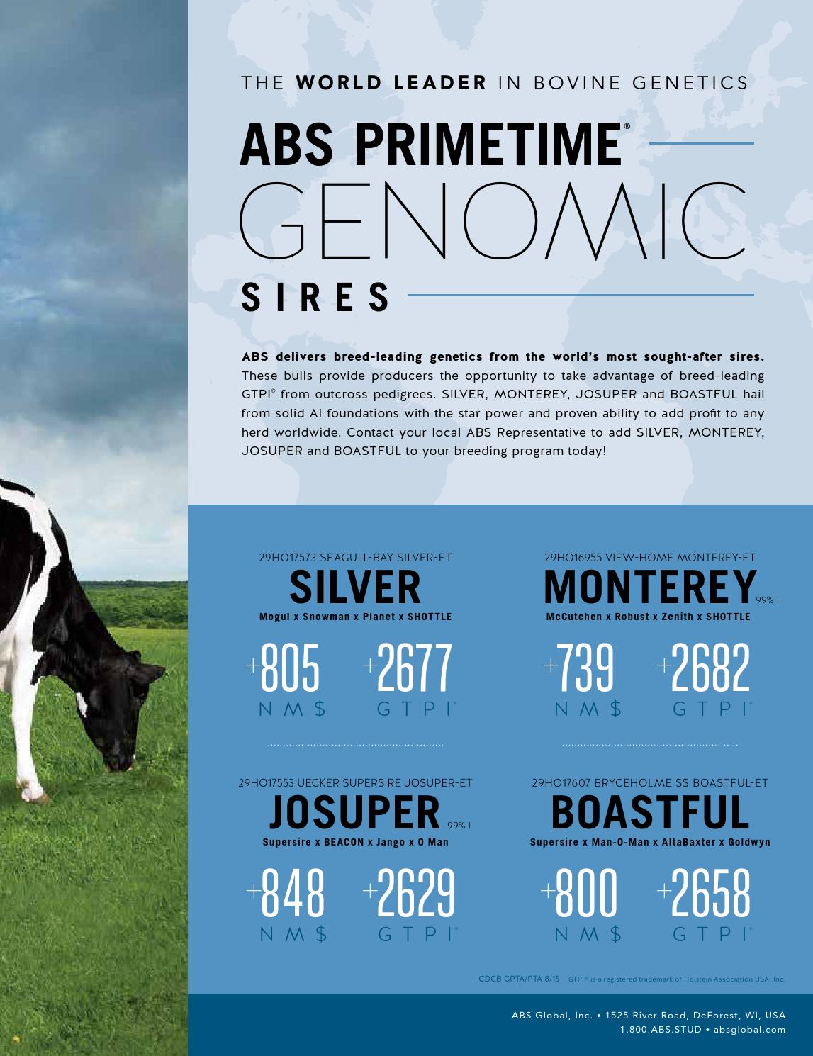 ABS Dairy Directory Fall 2015 by ABS Global, Inc. Issuu