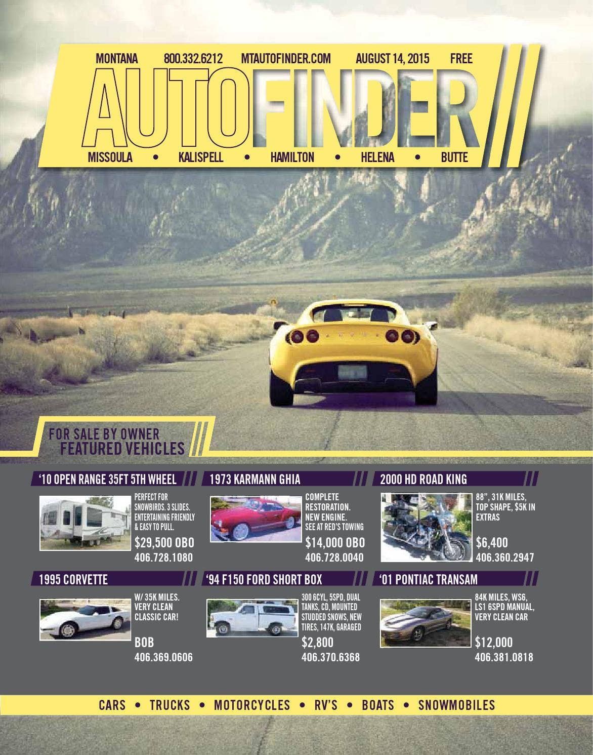 Autofinder August 14, 2015 by Missoulian - Issuu