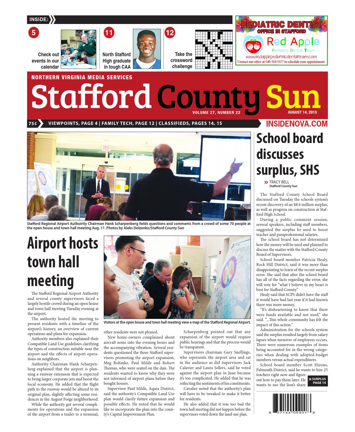 Stafford County Sun, August 14, 2015 by InsideNoVa - Issuu
