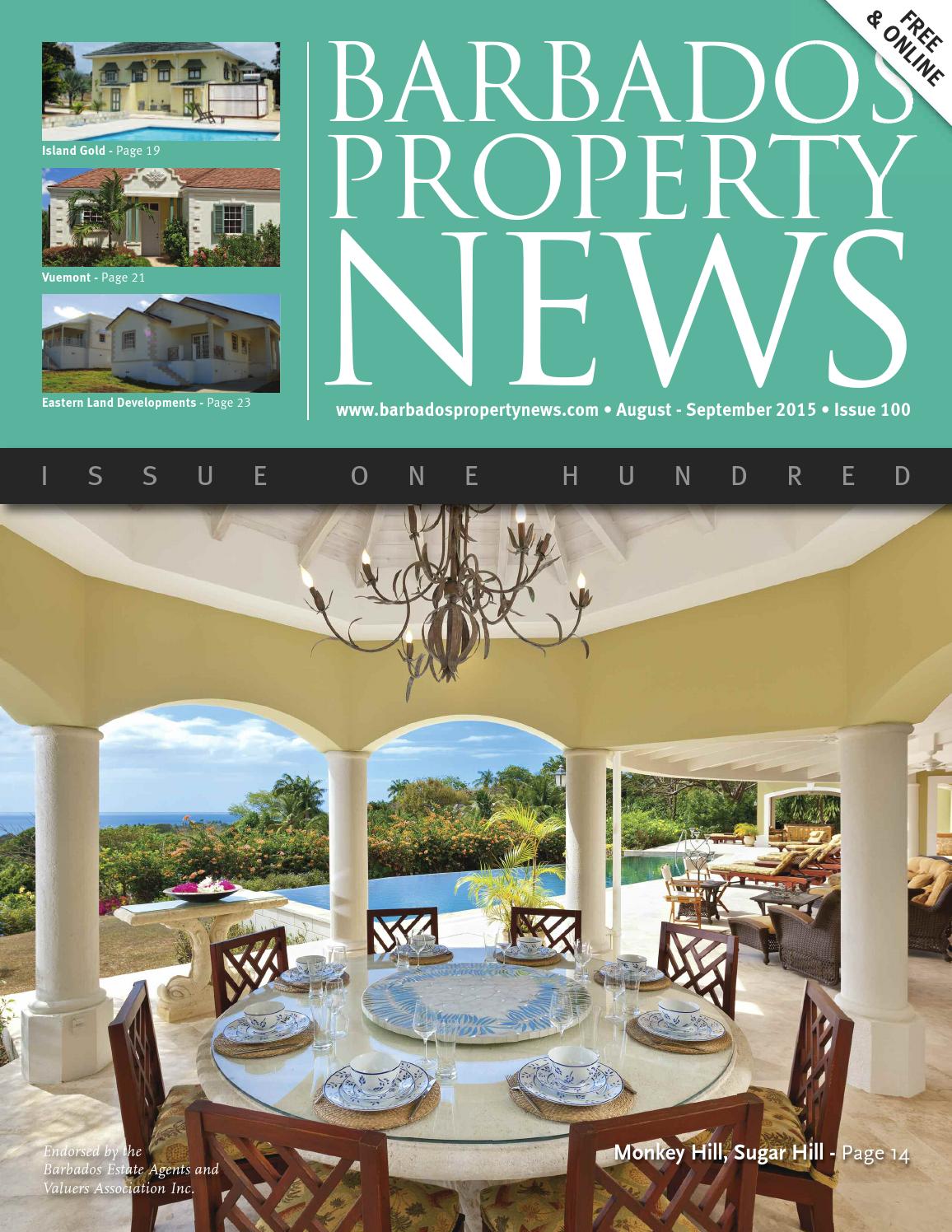 Barbados Property News AugustSeptember 2015 by Hiltop Publications Ltd