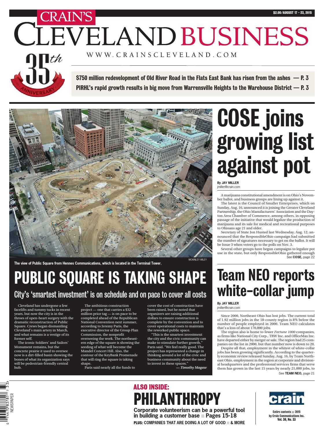 Crain's Cleveland Business by Crain's Cleveland Business - Issuu