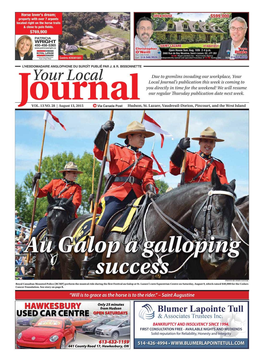 August 13 - Your Local Journal by Your Local Journal - Issuu