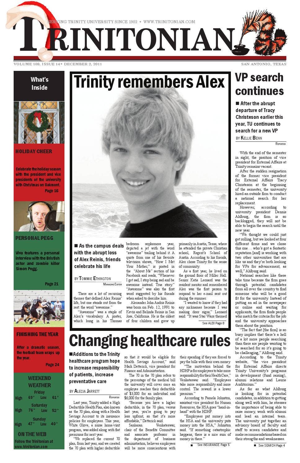 Trinitonian Trinitonian 12.02.11 by Trinitonian - Issuu