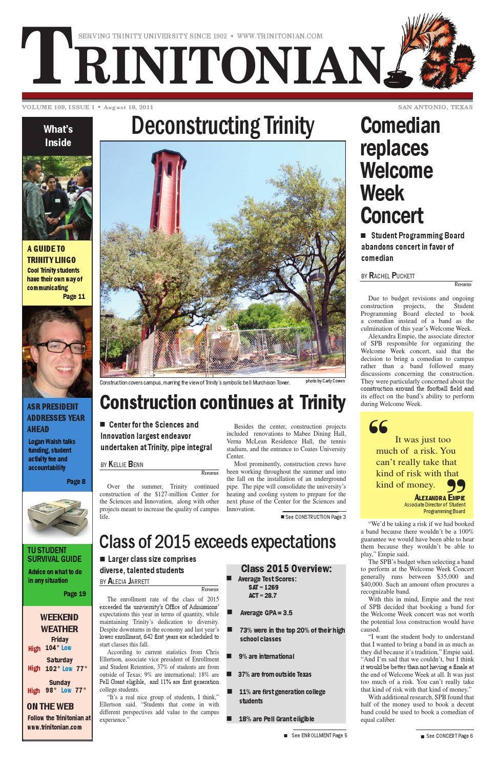 Trinitonian Trinitonian 08.19.11 by Trinitonian - Issuu