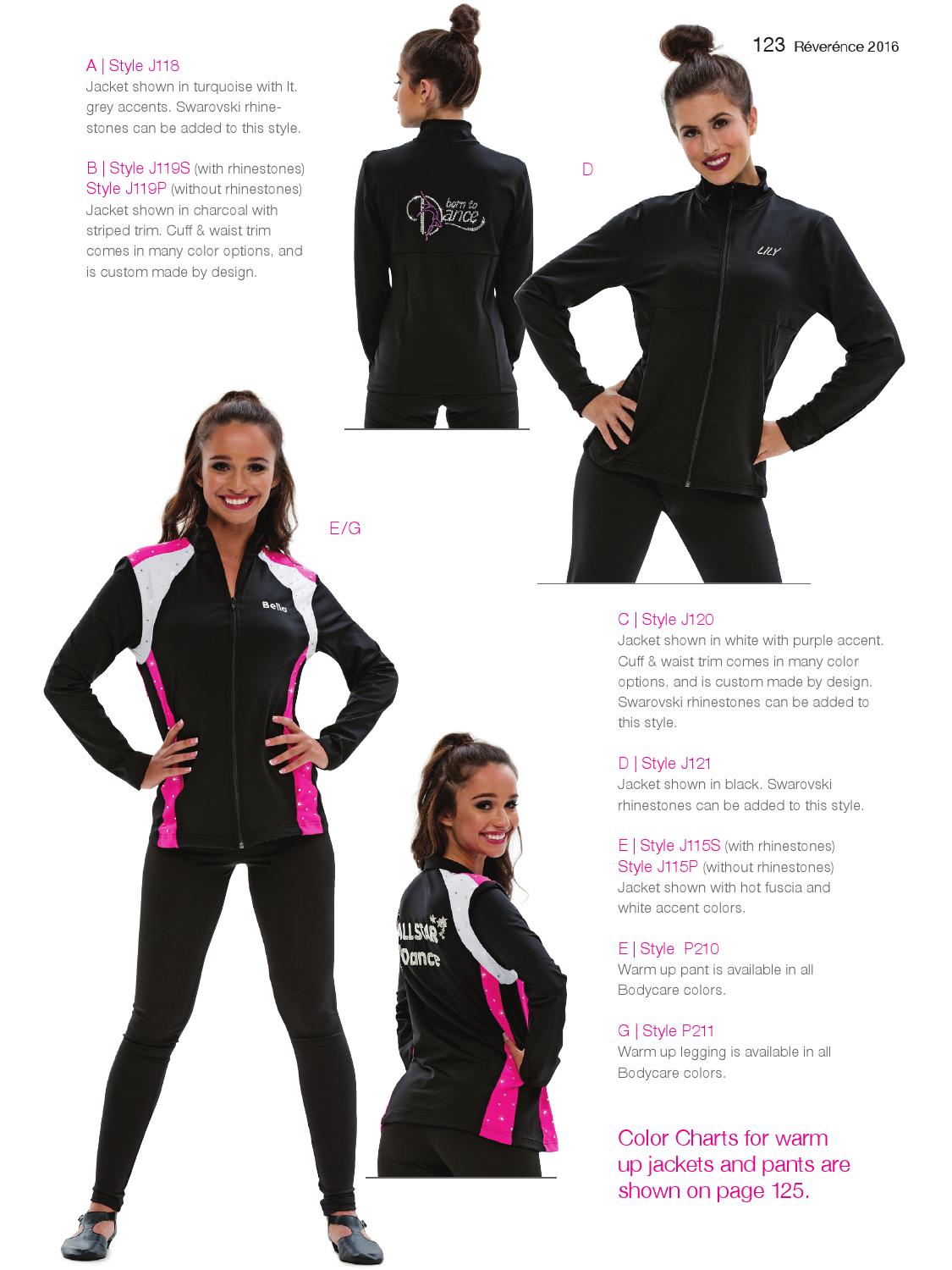 dance jackets with rhinestones