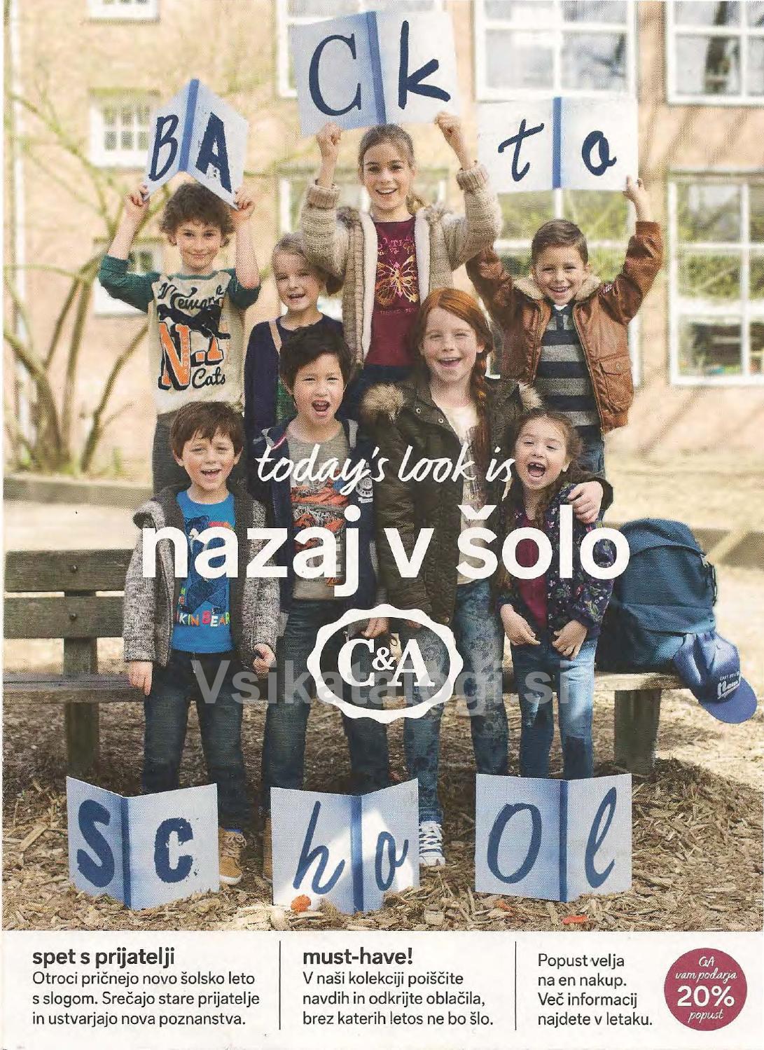 C&A katalog ŠOLA 2015 by Vsikatalogi.si Issuu