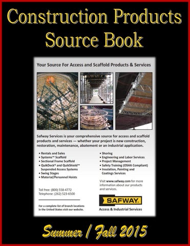 Construction Products Source Book by Federal Buyers Guide, inc