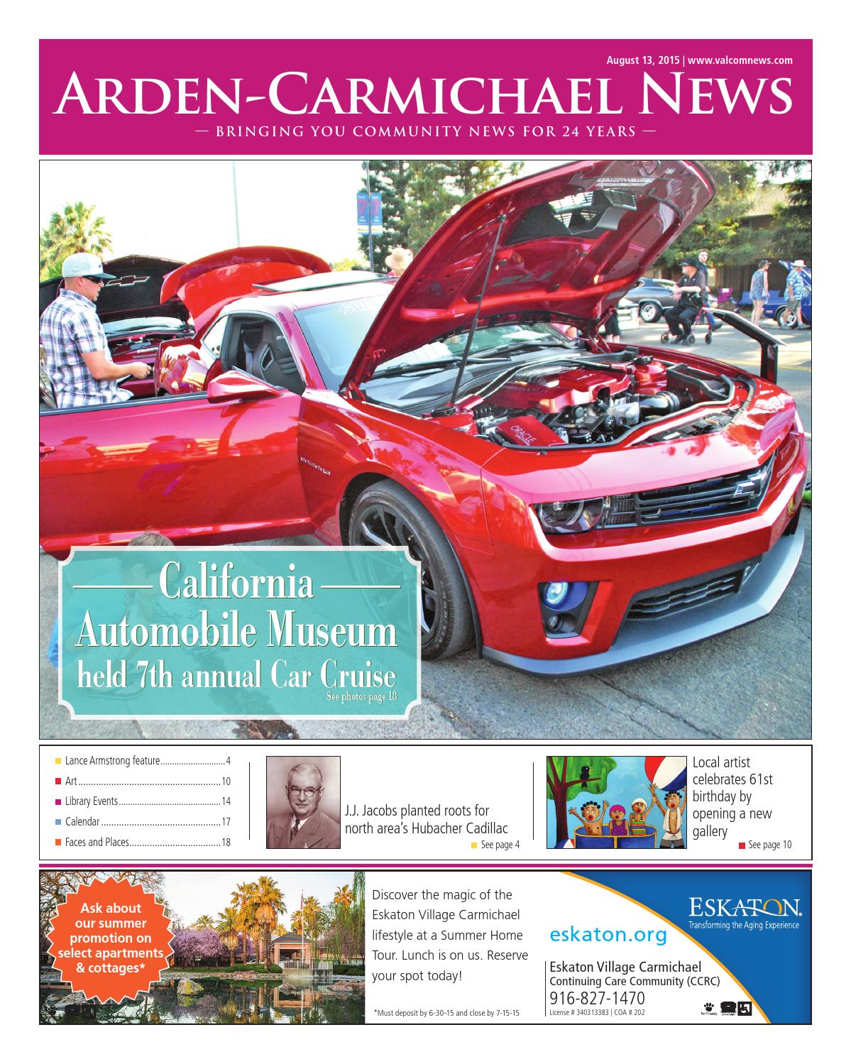 ArdenCarmichael News August 13, 2015 by Valley Community Newspapers