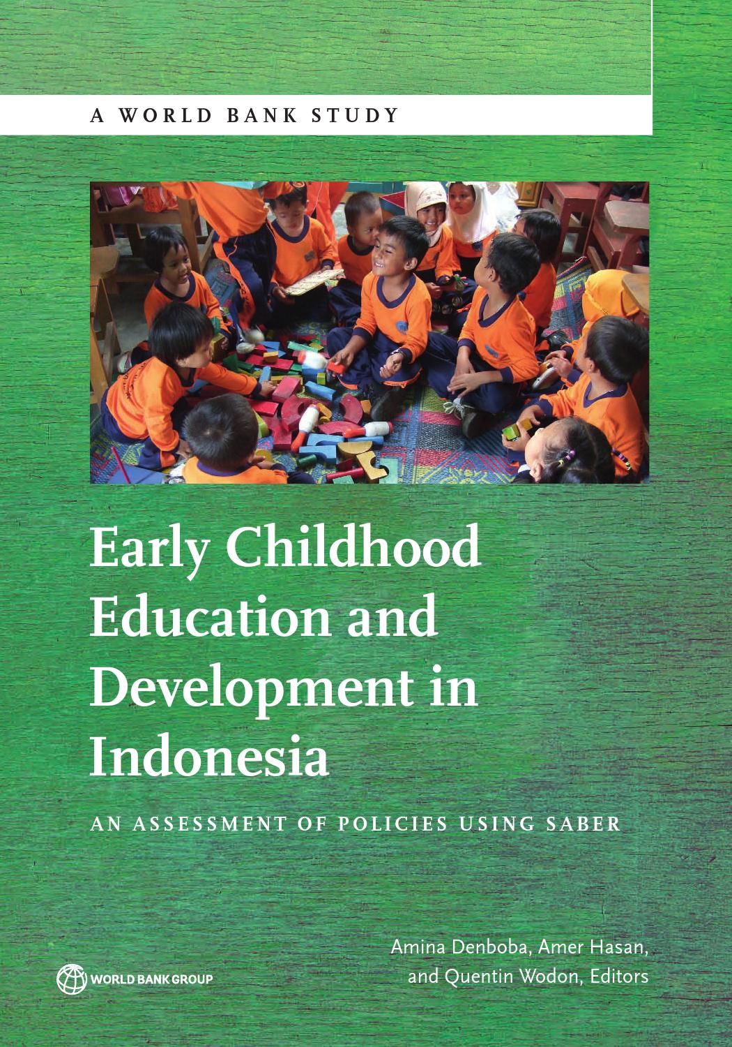 Early Childhood Education and Development in Indonesia by World 