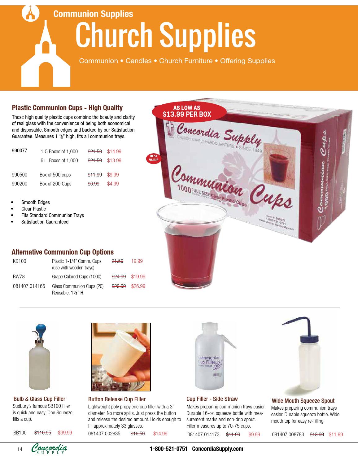 Concordia Supply Fall & Christmas 2015 Church Supplies Catalog by