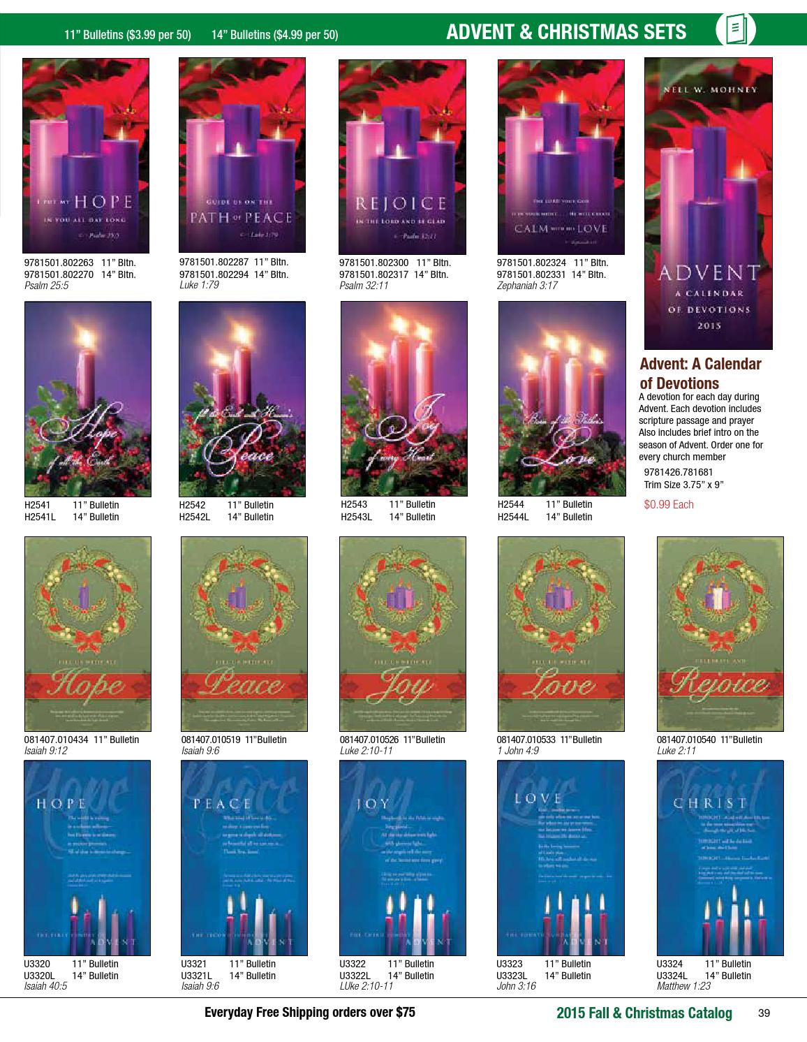Concordia Supply Fall & Christmas 2015 Church Supplies Catalog by