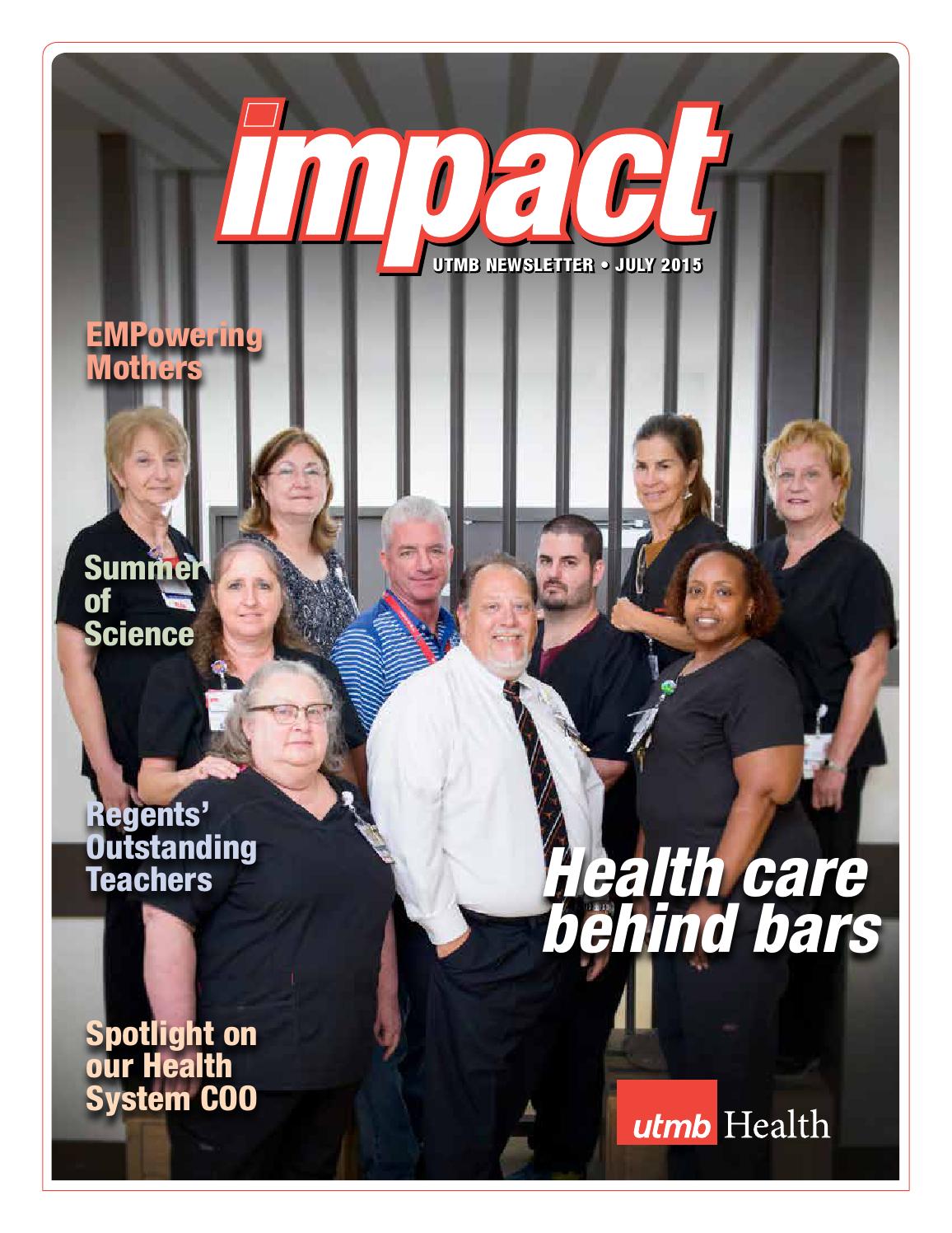 Impact July 2015 by UTMB Health - Issuu