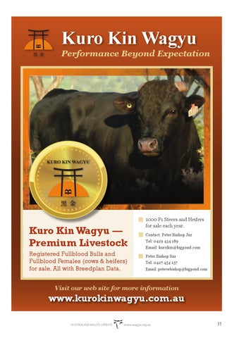 The Australian Wagyu Update by Australian Wagyu Association - Issuu