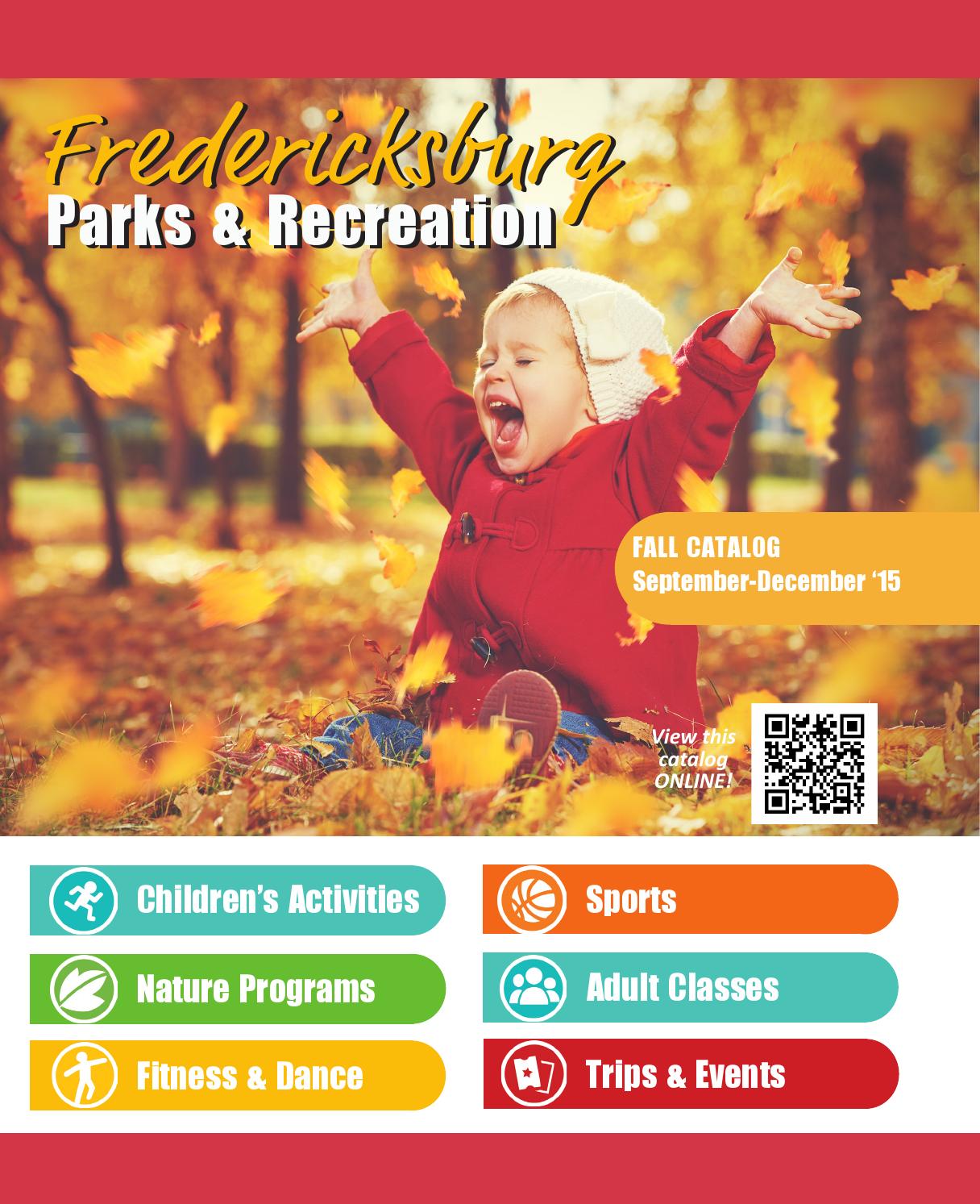 Fredericksburg Parks and Recreation 2015 Fall & Winter Catalog by