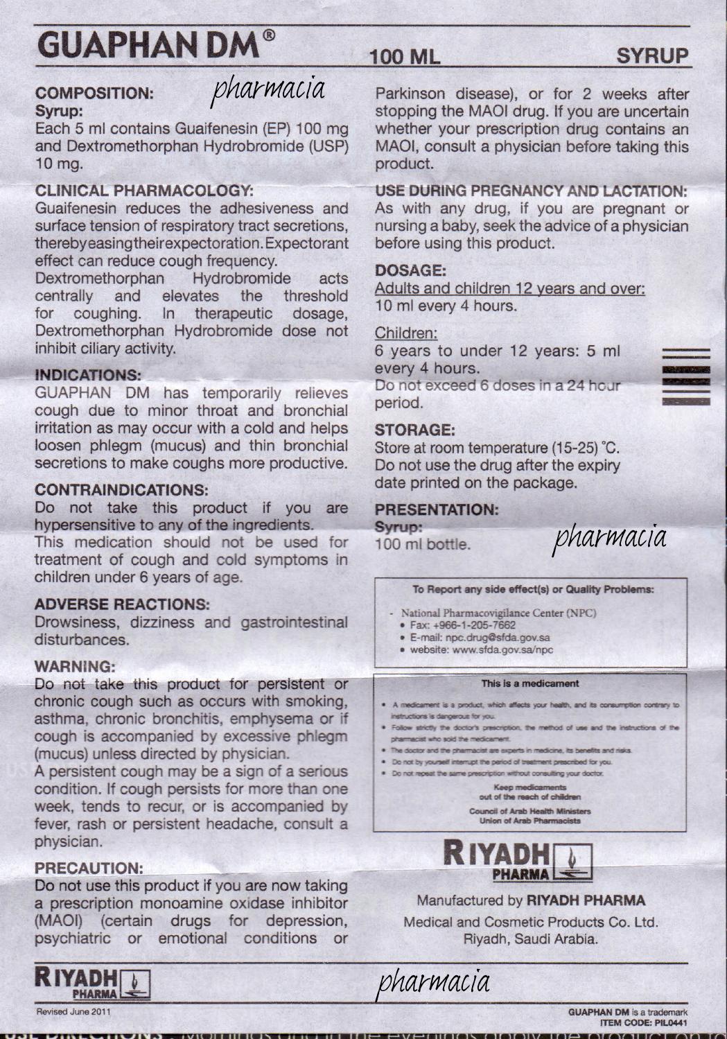 Guaphan dm syrup patient information leaflet by Issuu