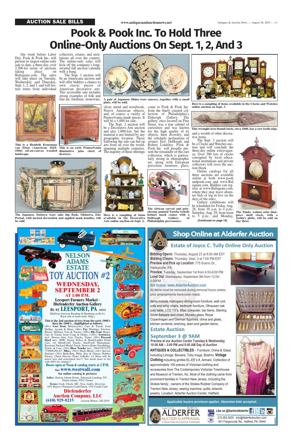Antiques & Auction News 082815 by Antiques & Auction News Issuu
