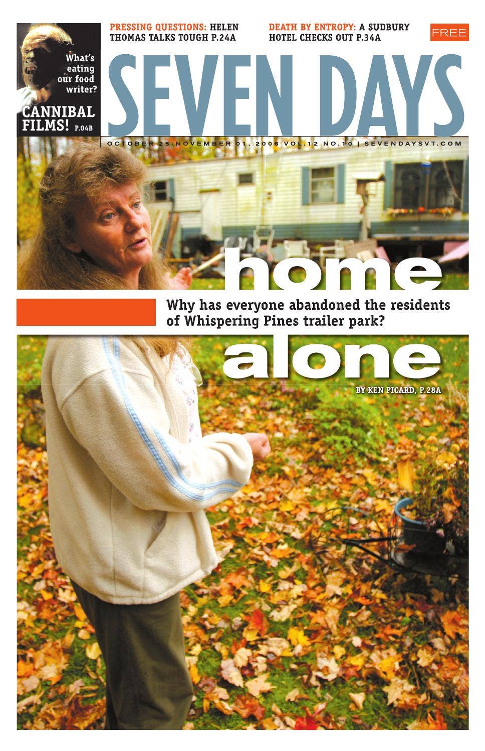 Seven Days, October 25, 2006 by Seven Days - Issuu