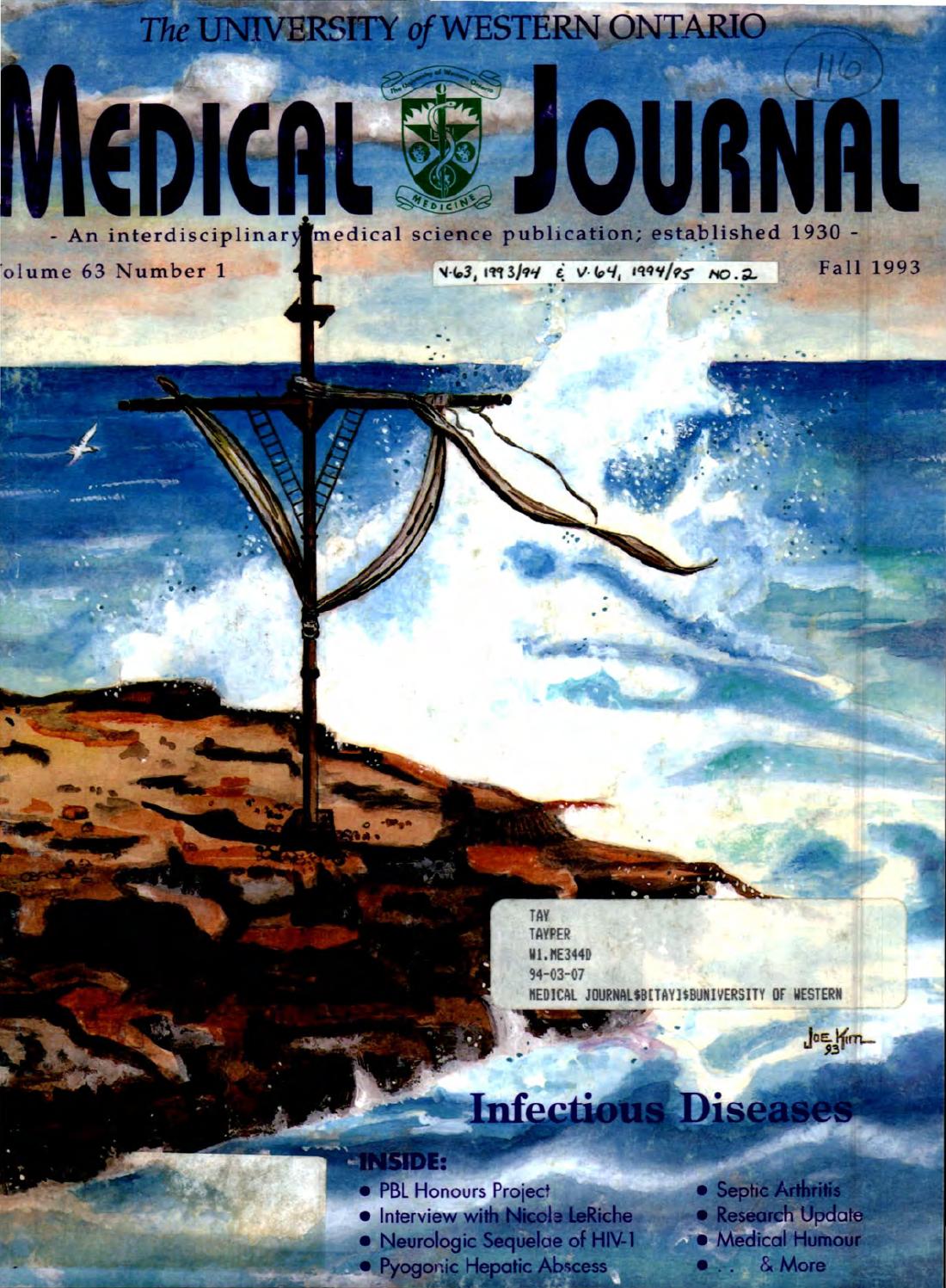 V 63 no 1 fall 1993 by Joanne Paterson - Issuu