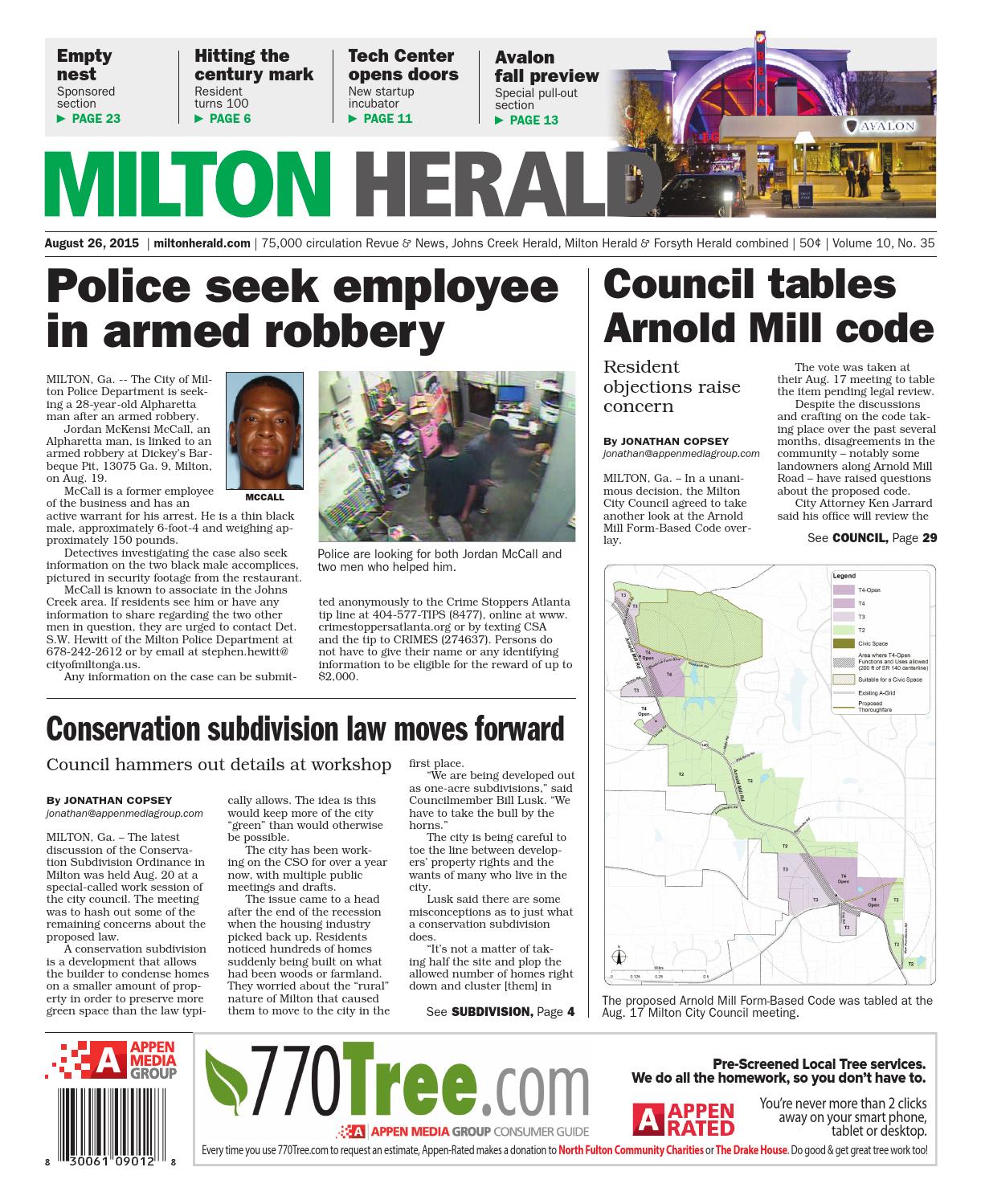 Milton Herald, August 26, 2015 by Appen Media Group Issuu