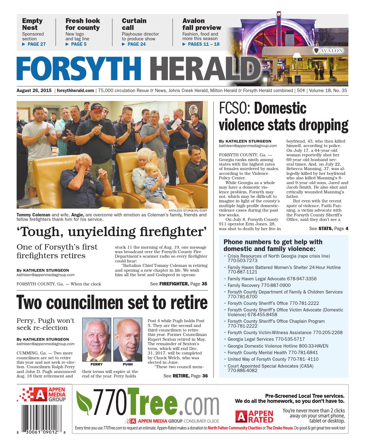 Forsyth Herald, August 26, 2015 by Appen Media Group Issuu