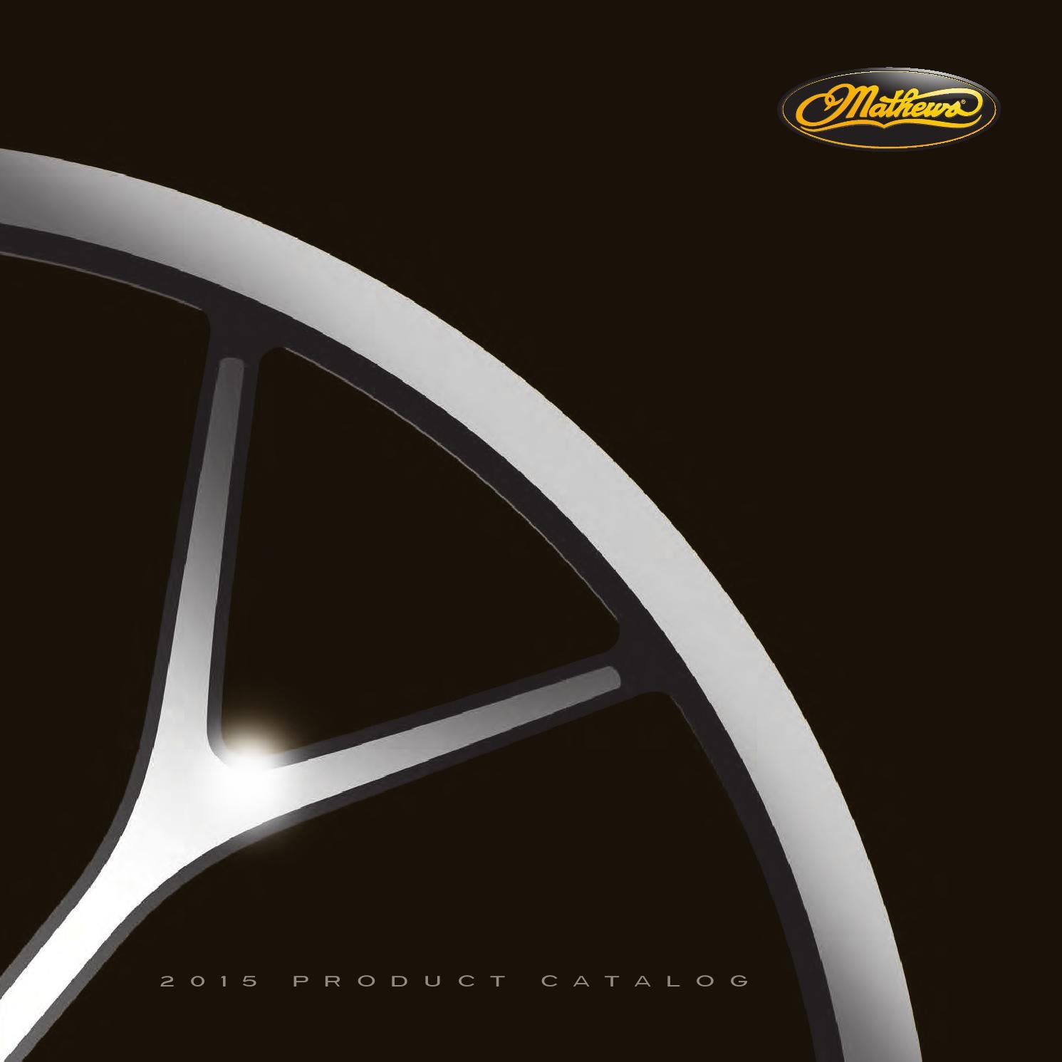 2015 New Product Catalog by Mathews Inc Issuu