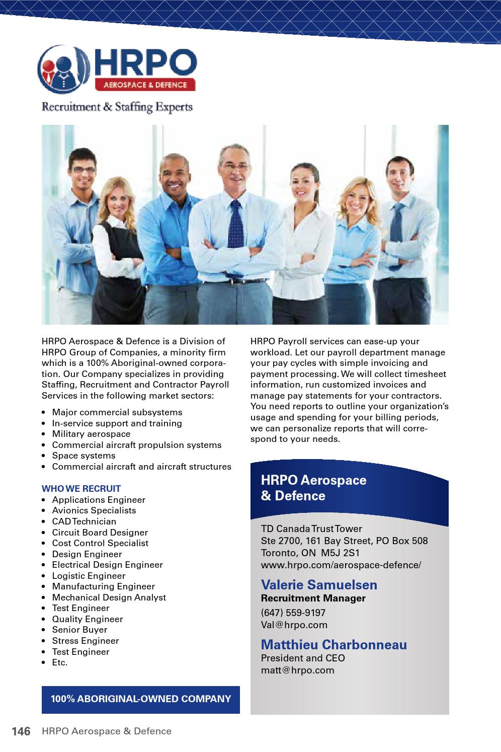 Guide to Canada's Aerospace Industry 2015-2016 by Gordongroup - Issuu