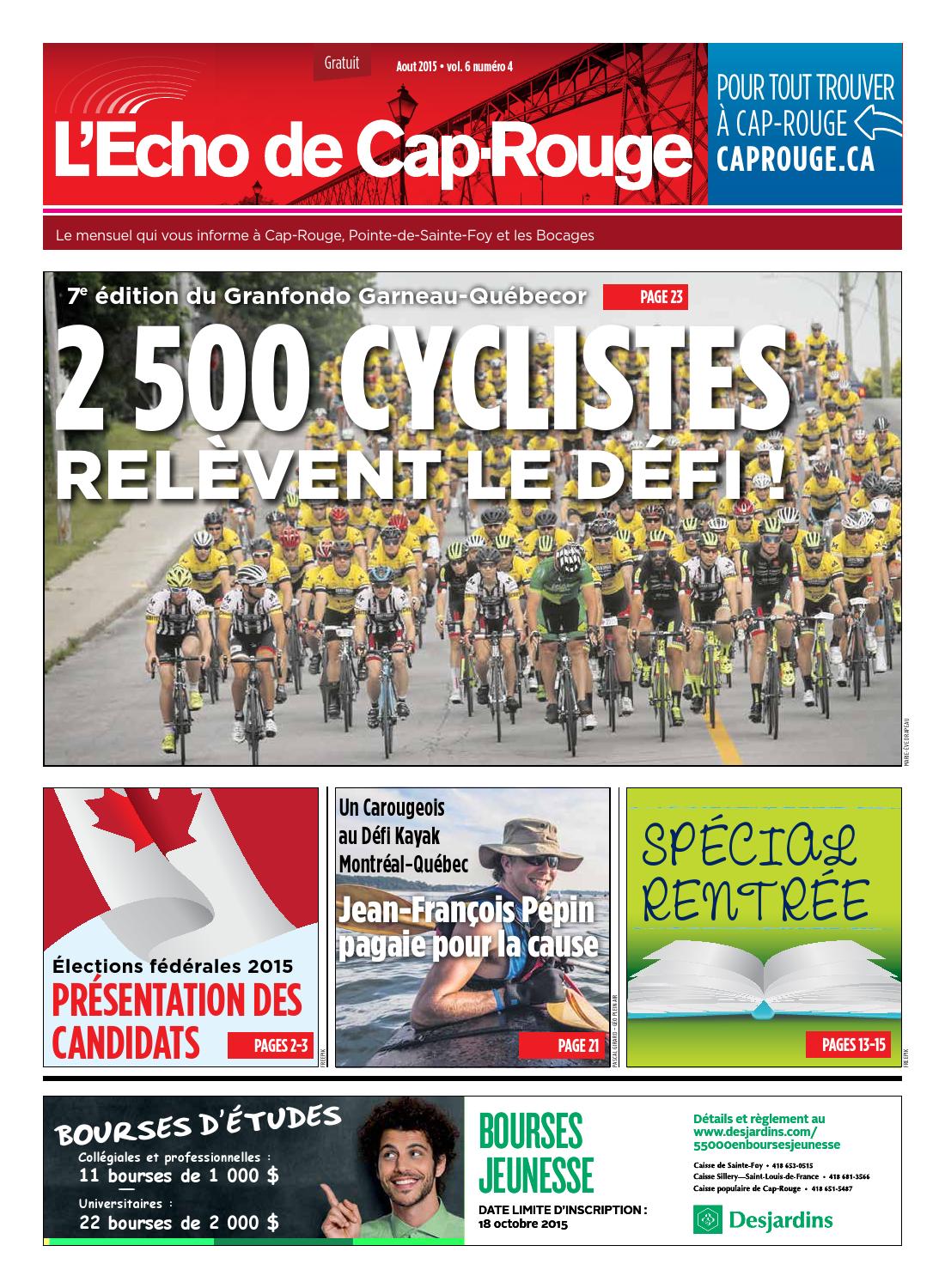 L’Écho de CapRouge • Aout 2015 • Vol. 6 • No 4 by Prime Marketing Issuu