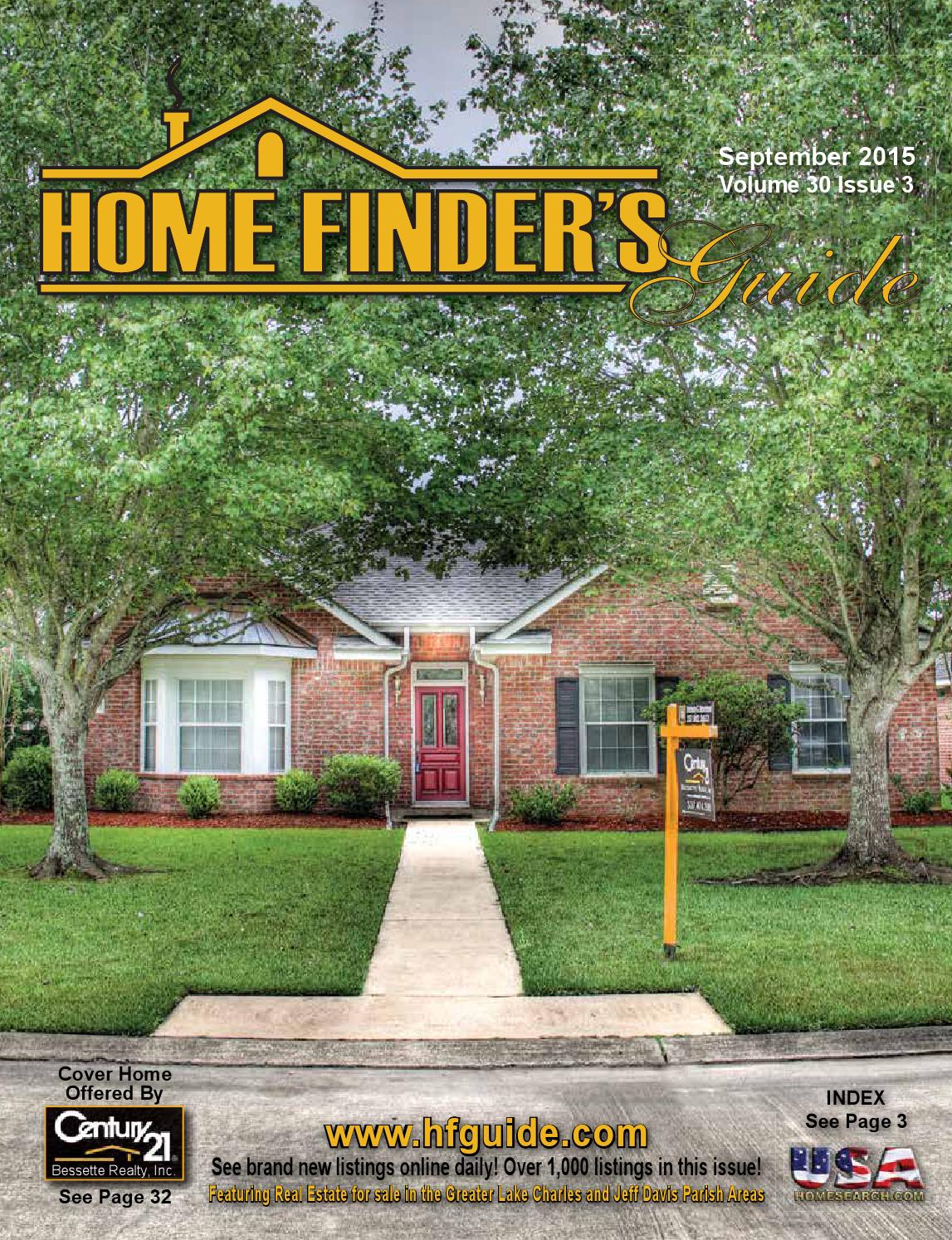 Home Finder's Guide September 2015 Issue by Home Finder's Guide Issuu