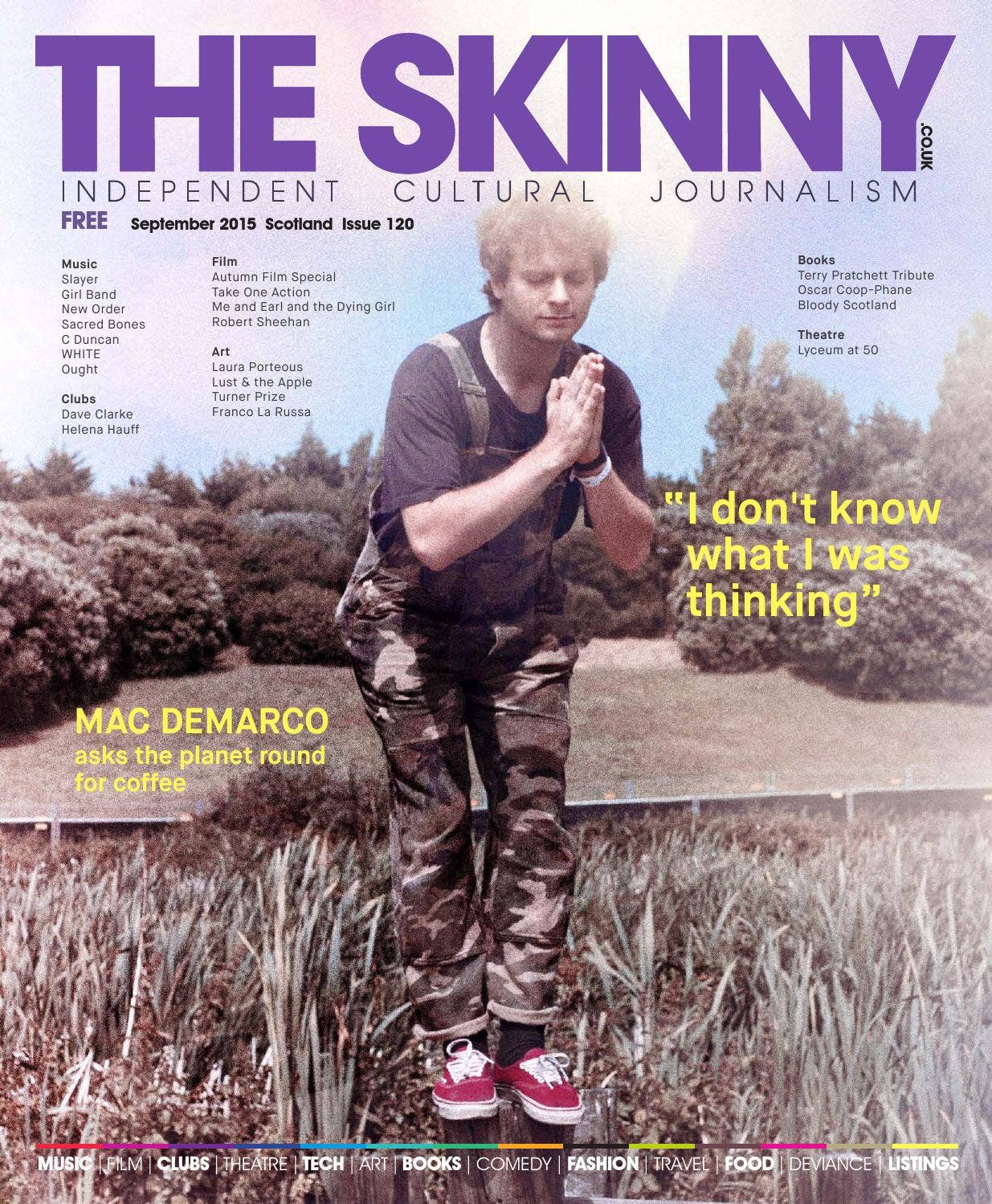 The Skinny Scotland September 2015 by The Skinny - Issuu