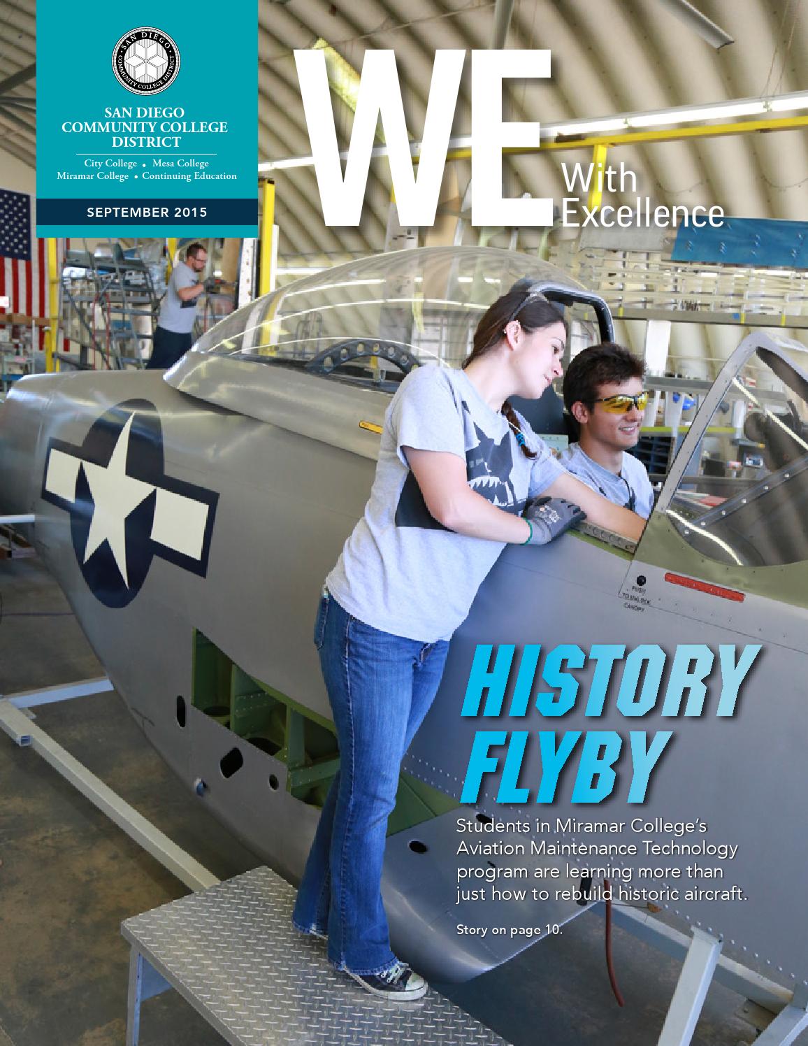 WE With Excellence September 2015 by San Diego Community College