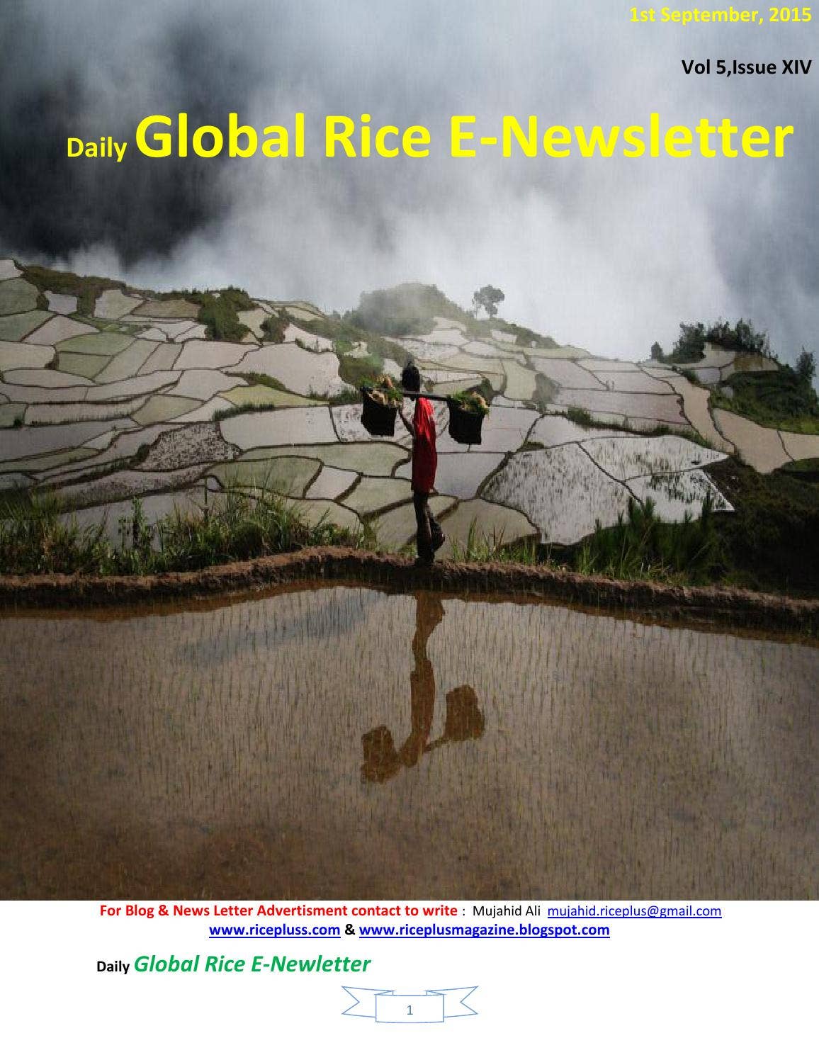 Blog Promoting Rice 1st september,2015 daily global regional local rice e newsletter by ...