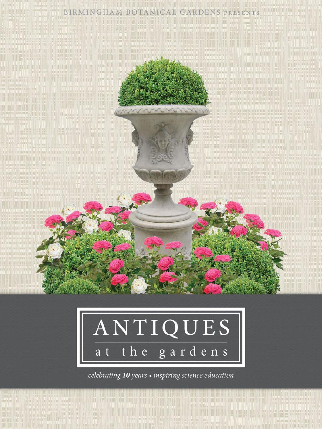 Antiques at The Gardens Catalog 2015 by Birmingham Botanical Gardens