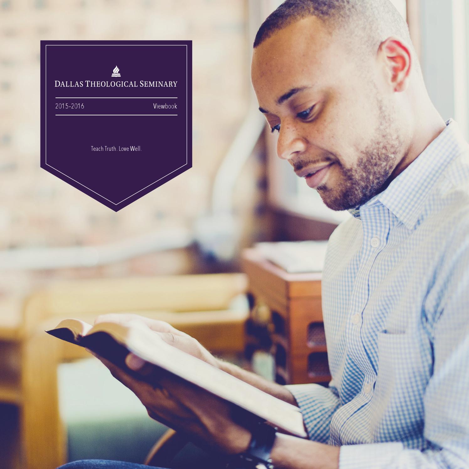 20152016 DTS Viewbook by Dallas Theological Seminary Issuu