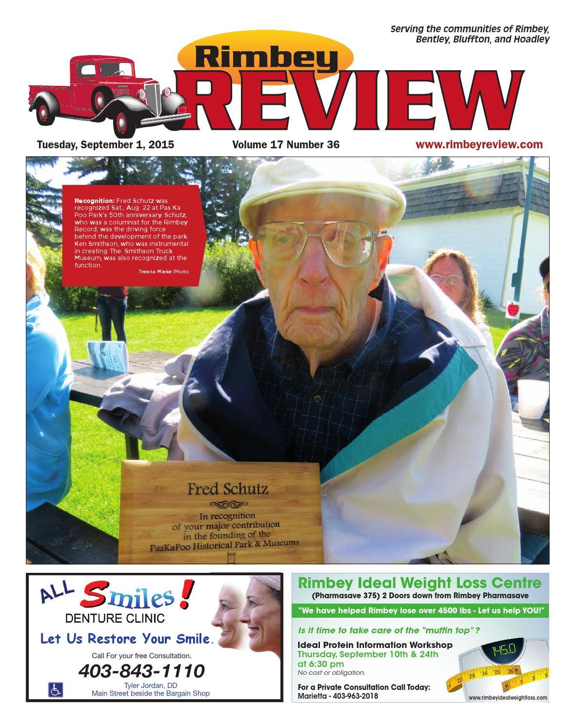 Rimbey Review, September 01, 2015 by Black Press Media Group - Issuu