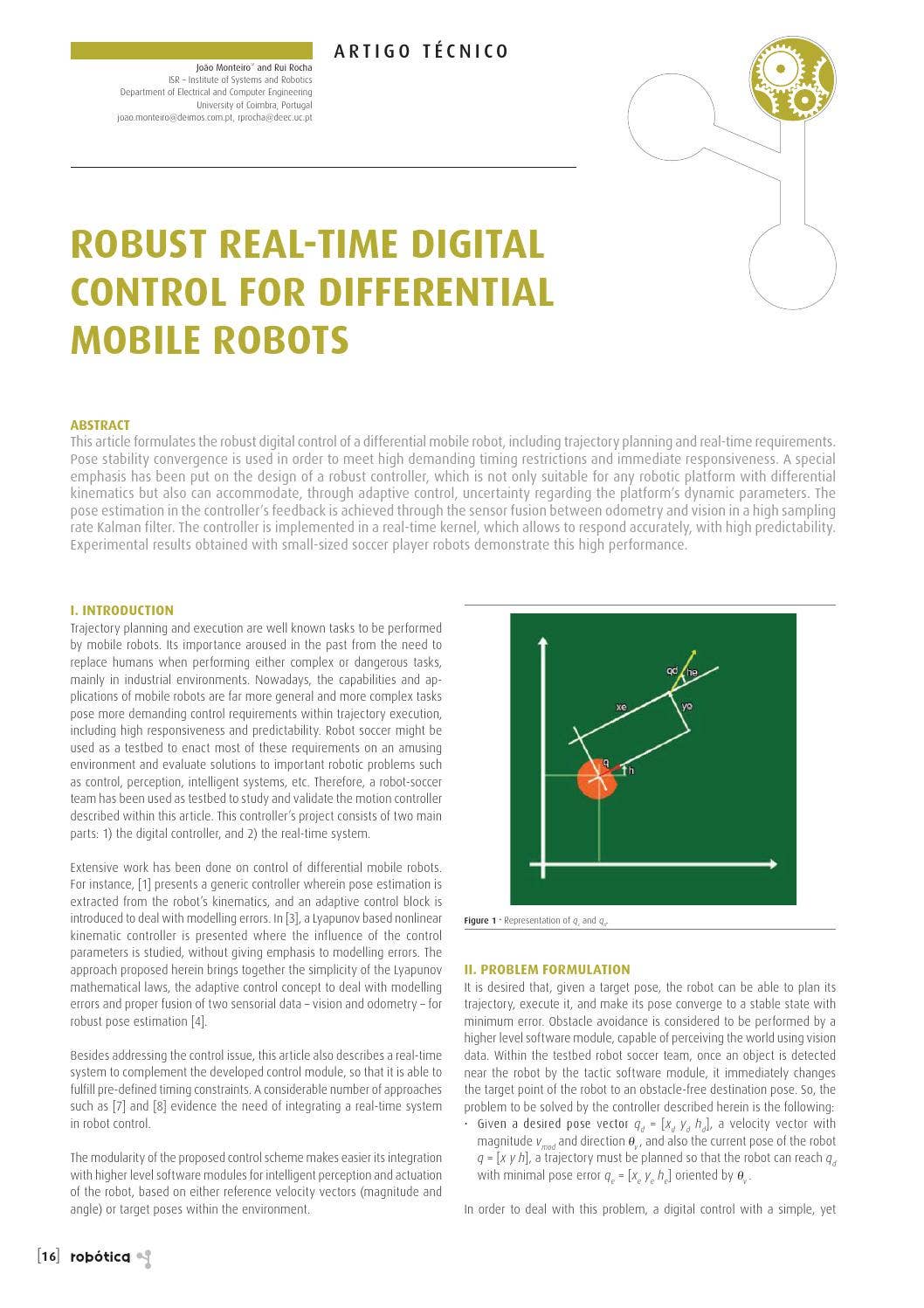 Robust real-time digital control for differential mobile robots by cie ...