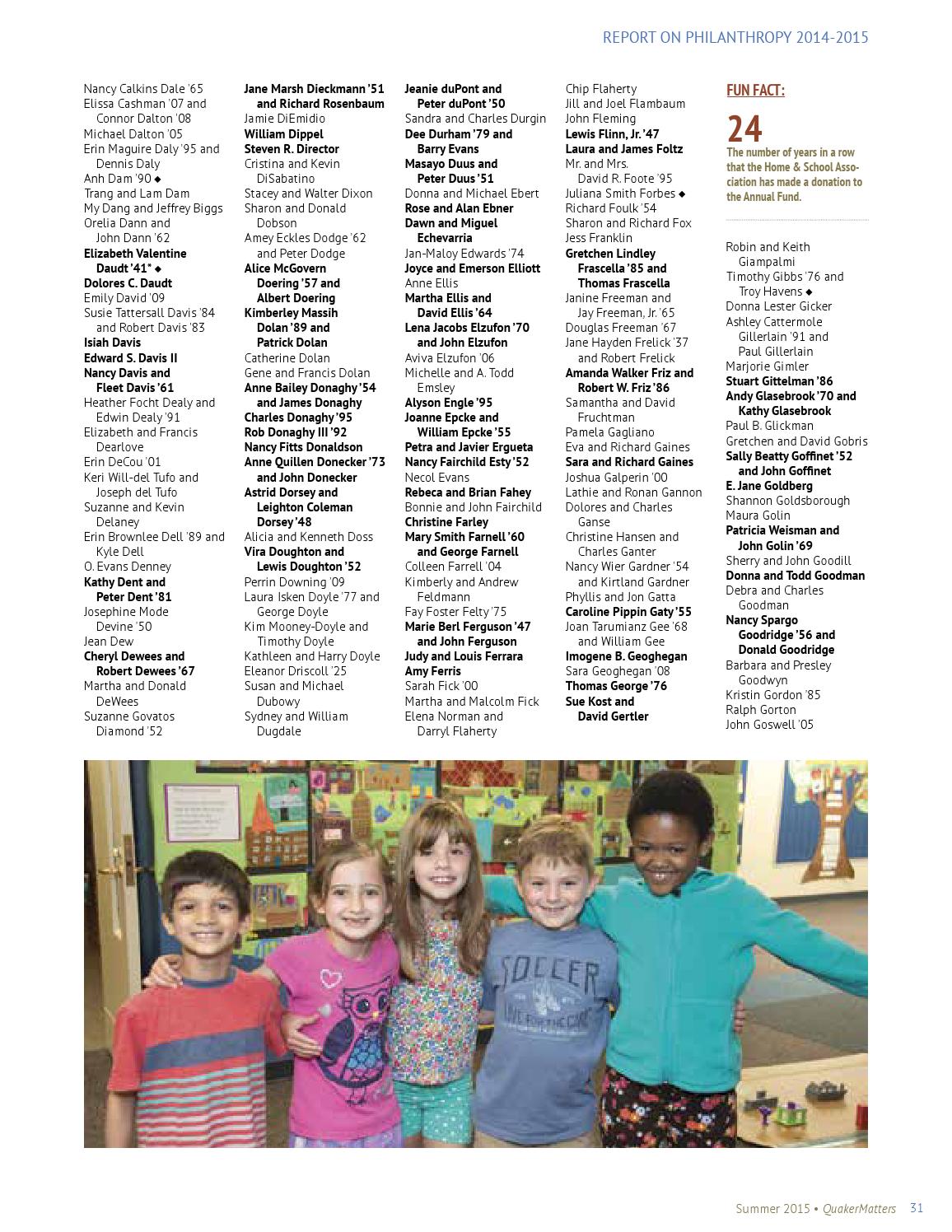 WFS Fall 2015 Magazine by Wilmington Friends School Issuu