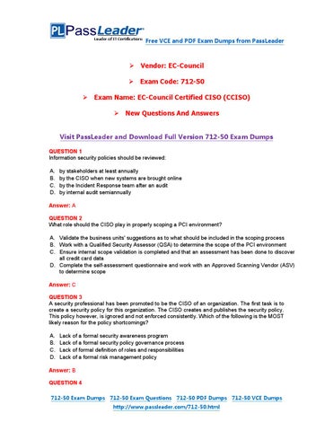 Valid 712-50 Exam Camp Pdf