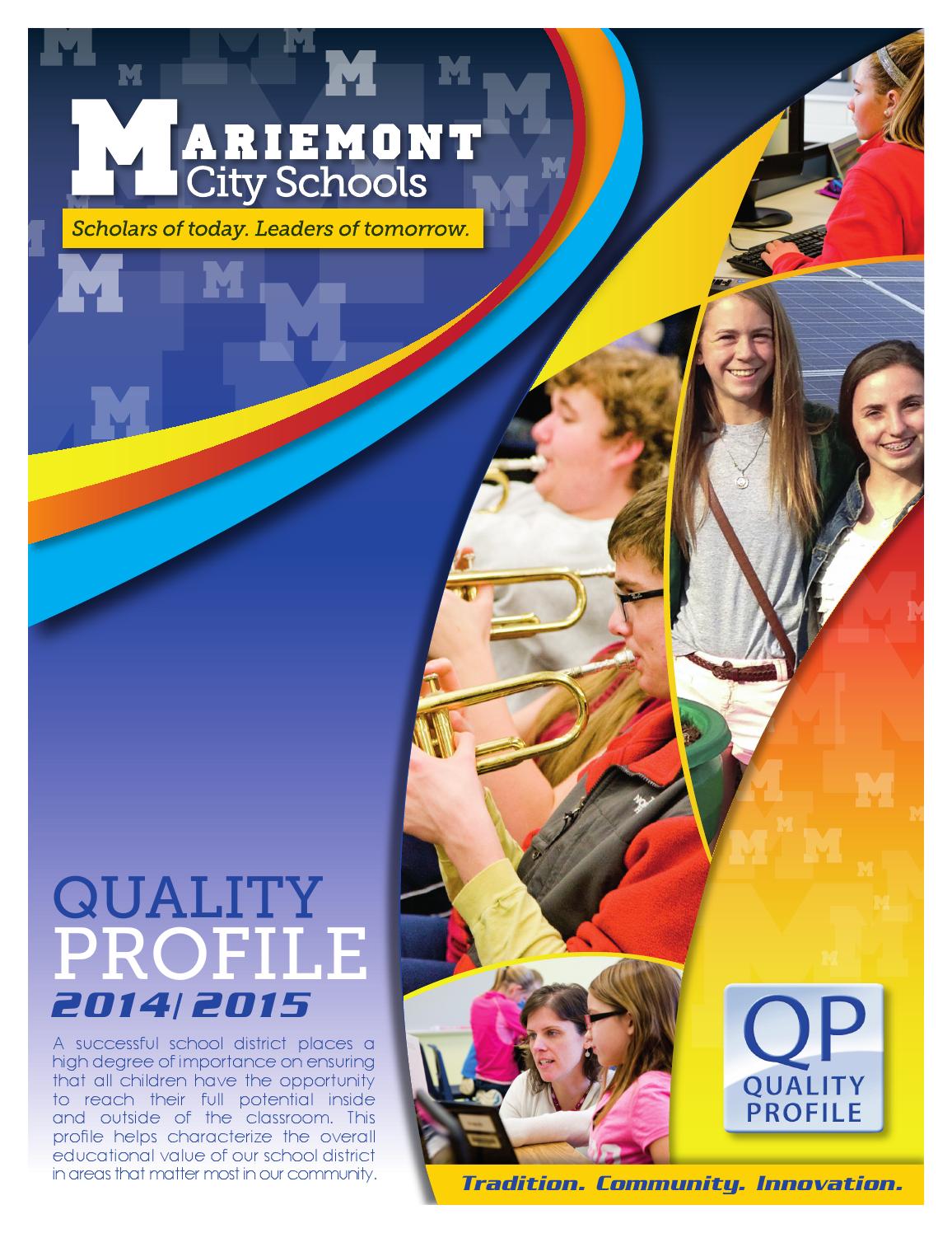 201415 Mariemont City School District Quality Profile by Mariemont