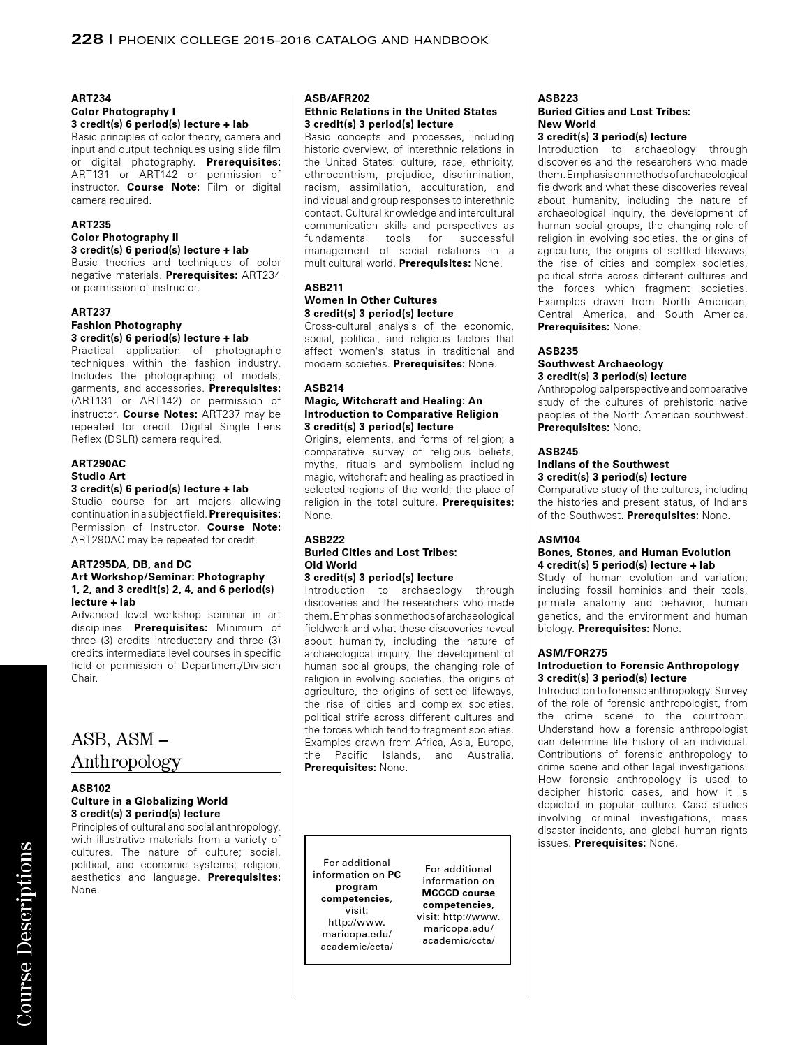 201516 Phoenix College Catalog & Handbook by Phoenix College Issuu