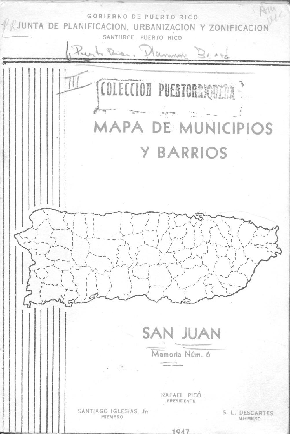 Municipio de San Juan - Memoria suplementaria al Mapa de límites del ...