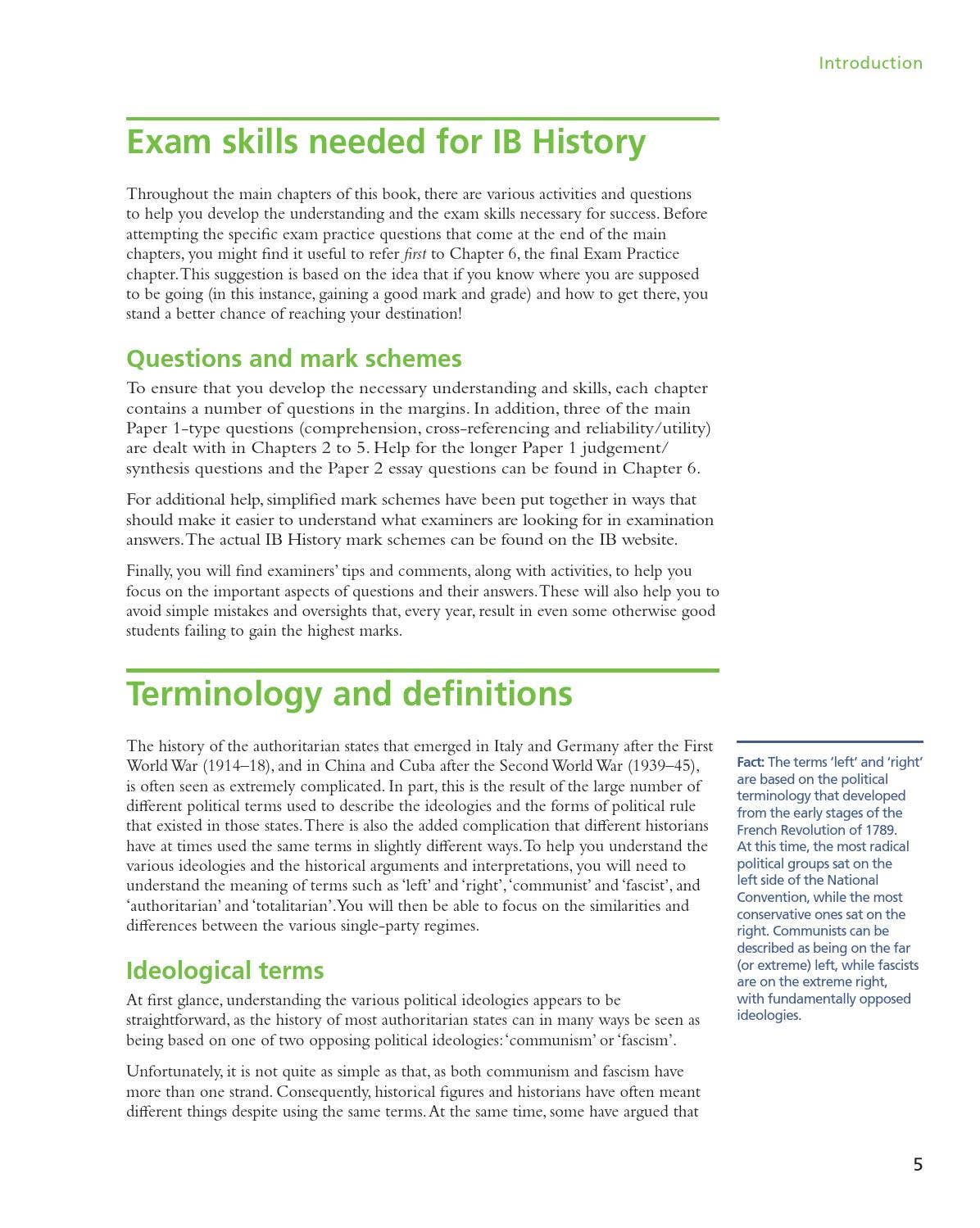 Preview History for the IB Diploma Paper 2: Authoritarian
