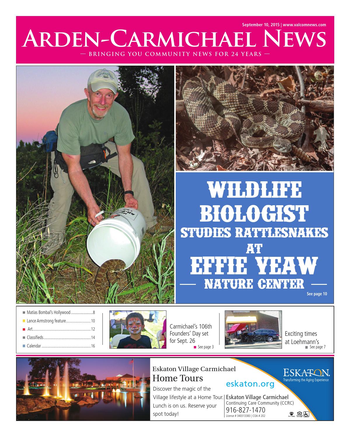 ArdenCarmichael News September 10, 2015 by Valley Community