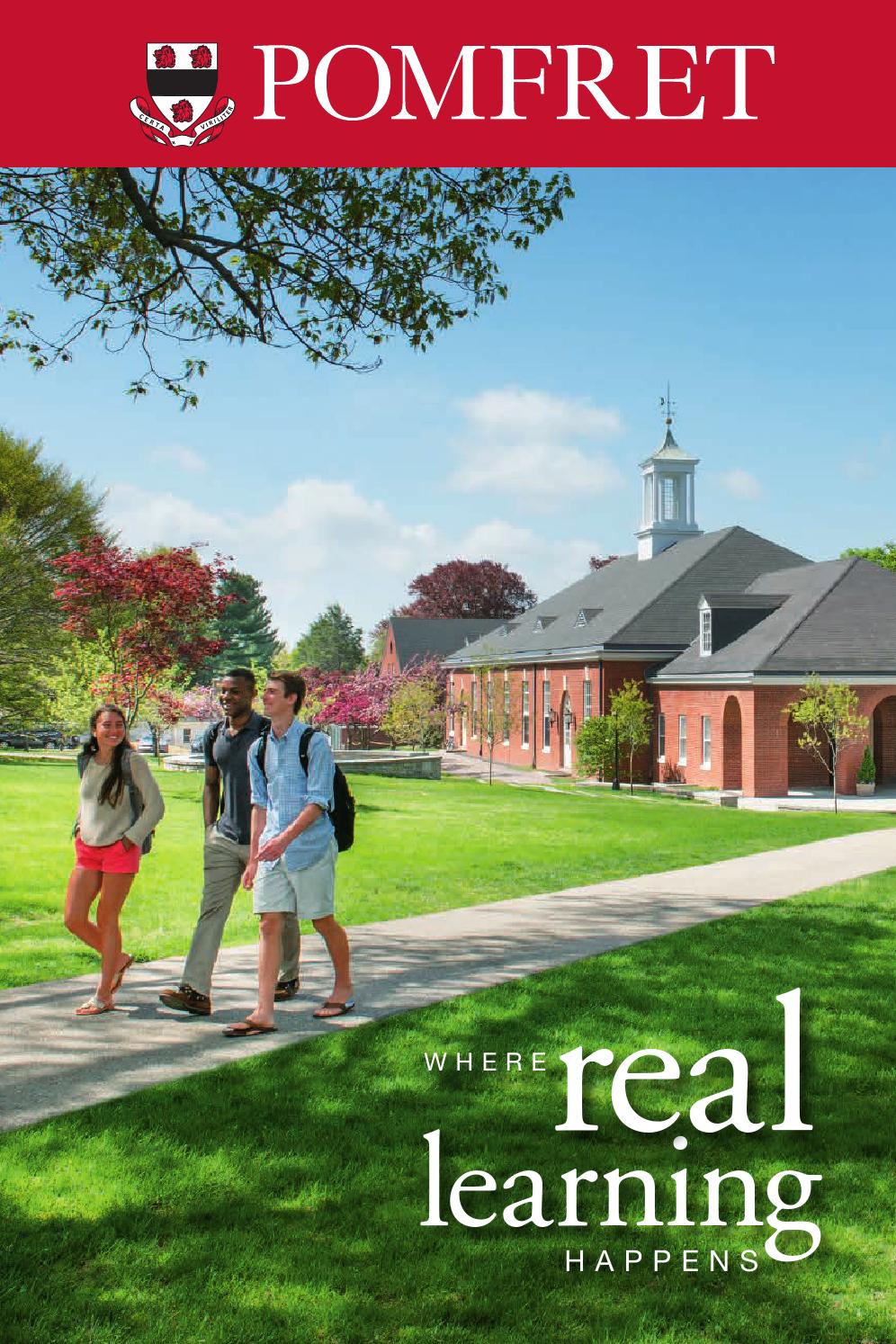 Pomfret School Viewbook 201516 by Pomfret School Issuu