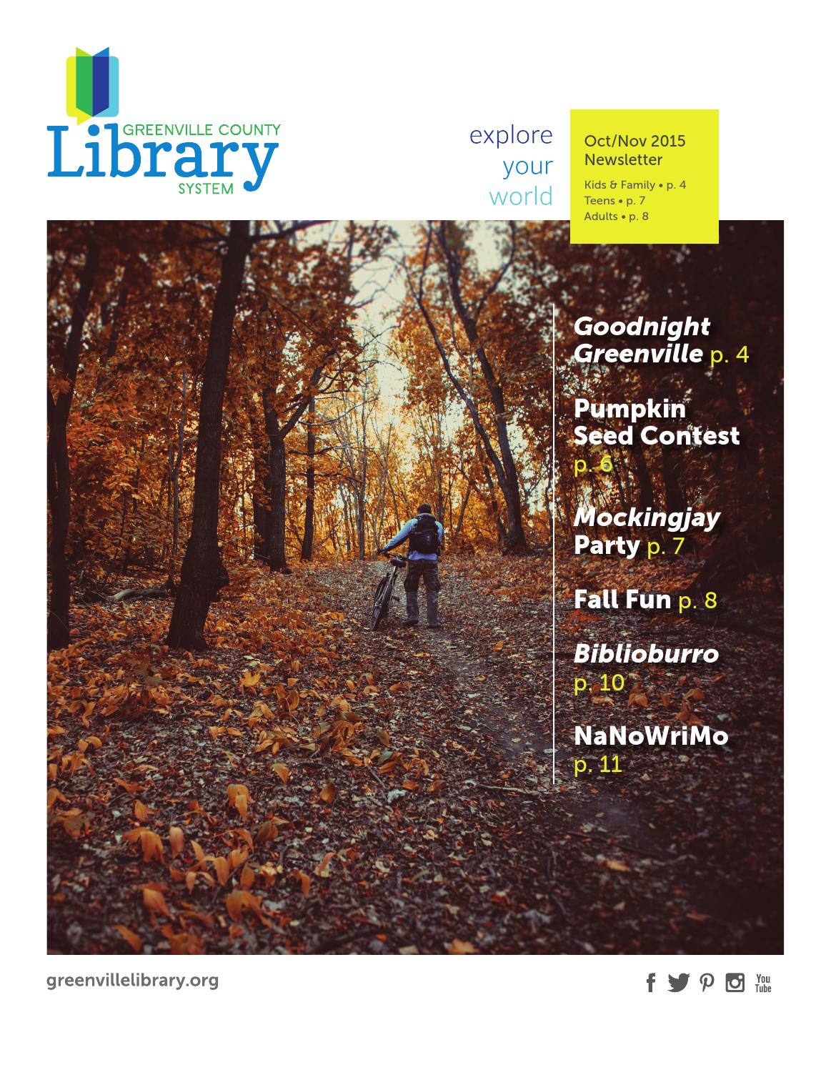 Oct/Nov 2015 by Greenville County Library System Issuu