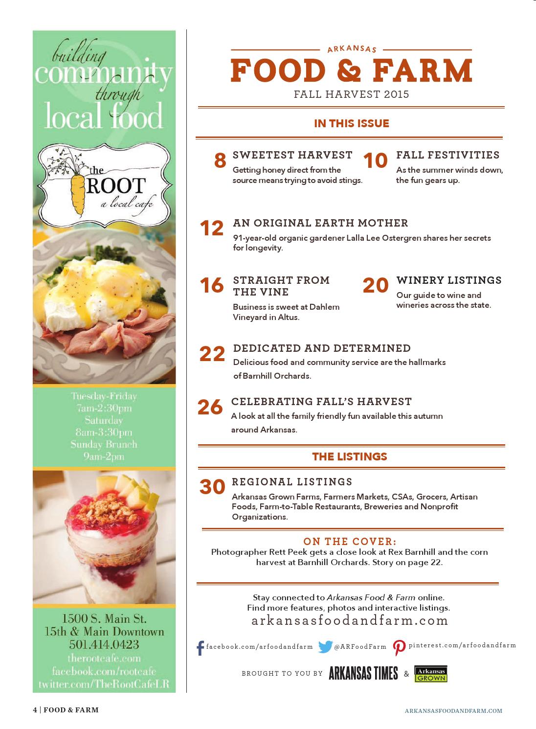 Arkansas Food & Farm Fall Harvest 2015 by Arkansas Times Issuu