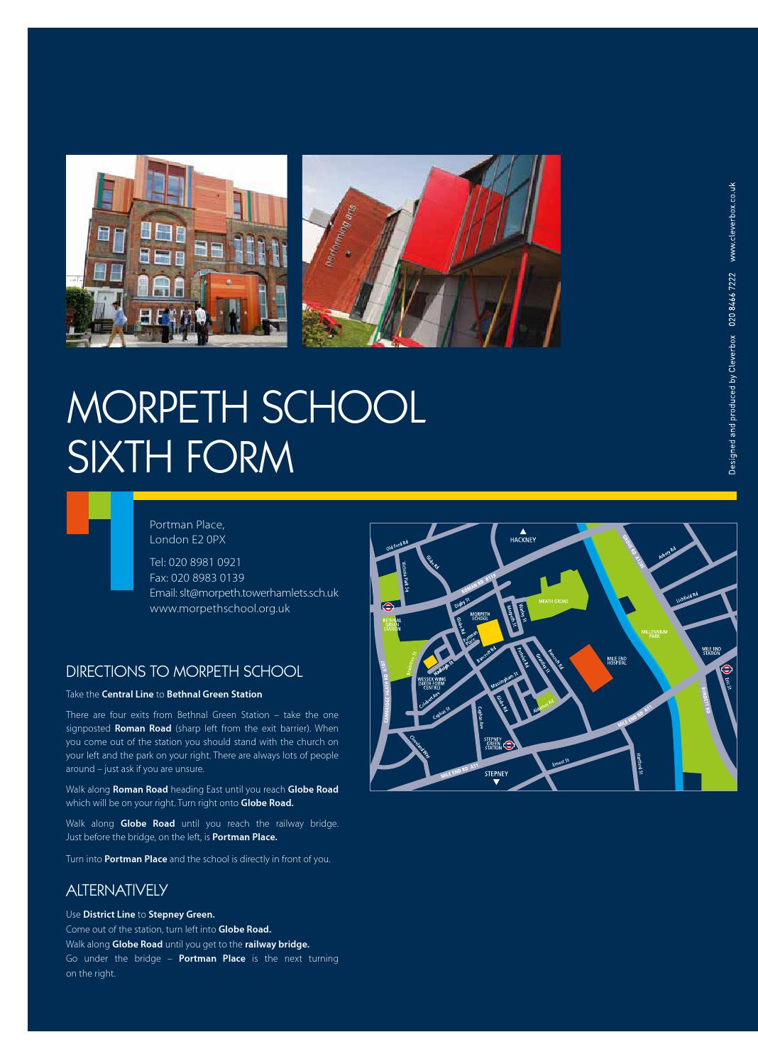 Morpeth School Sixth Form Prospectus by Cleverbox UK Ltd Issuu