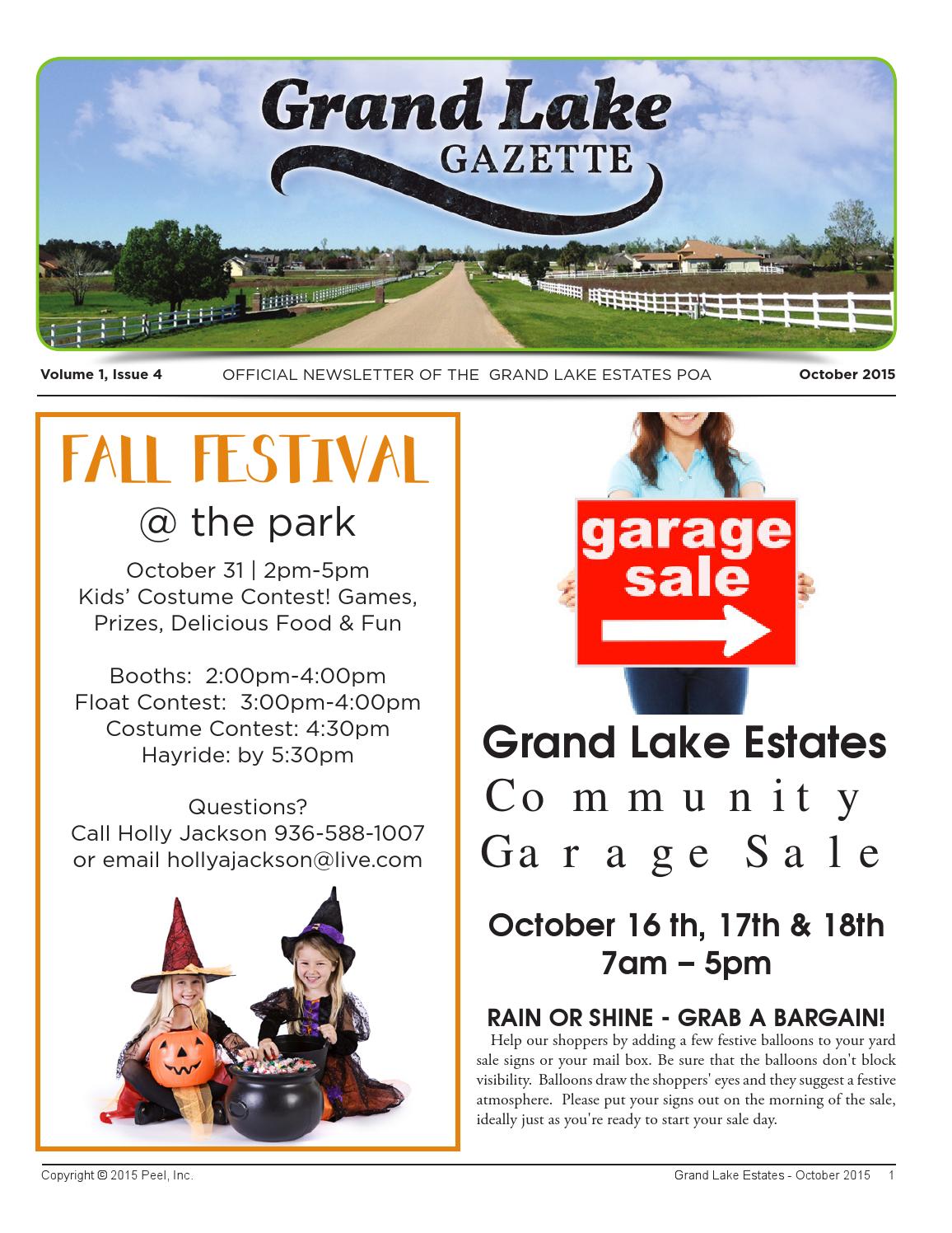 Grand Lake Estates October 2015 by Peel, Inc. Issuu