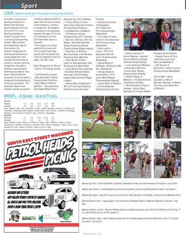 local sporting champions grant