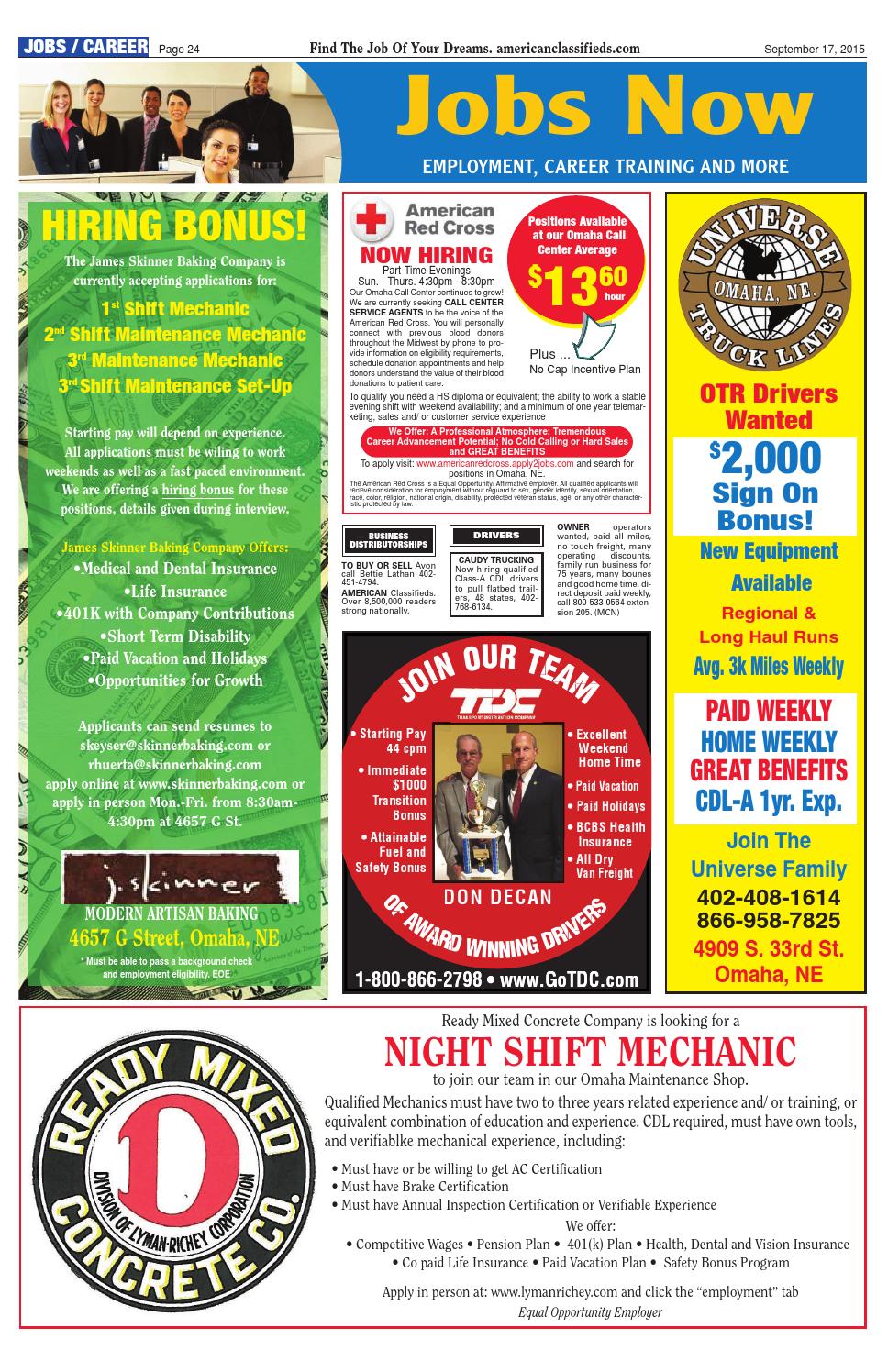 Employment by American Classifieds Omaha Issuu