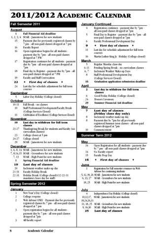 GTCC 2011-2012 Catalog Part 1 by Guilford Technical Community College - Issuu